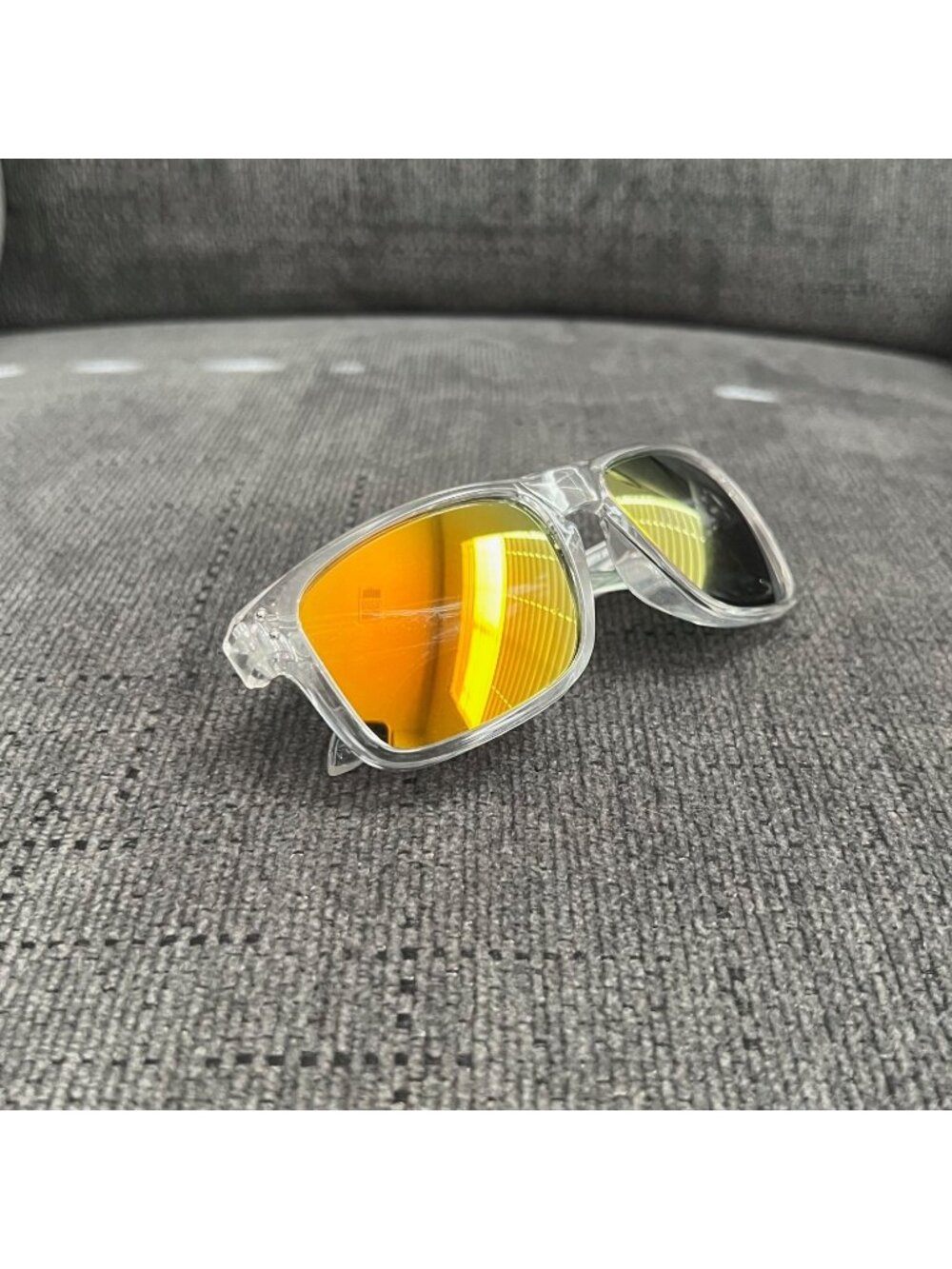 Oakley Holbrook Sunglasses 009102 Reflective Gold Lenses - Picture 11 of 12